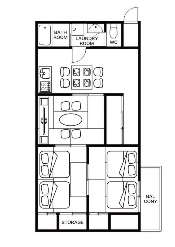 HAKATA APARTMENT 6G 福岡
