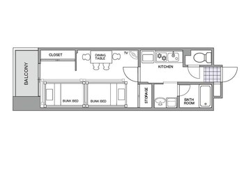 CHIYO APARTMENT 1102 福岡