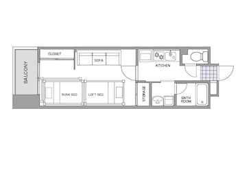 CHIYO APARTMENT 202 福岡